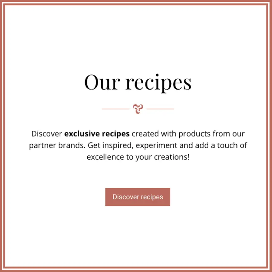 Caromela recipe design